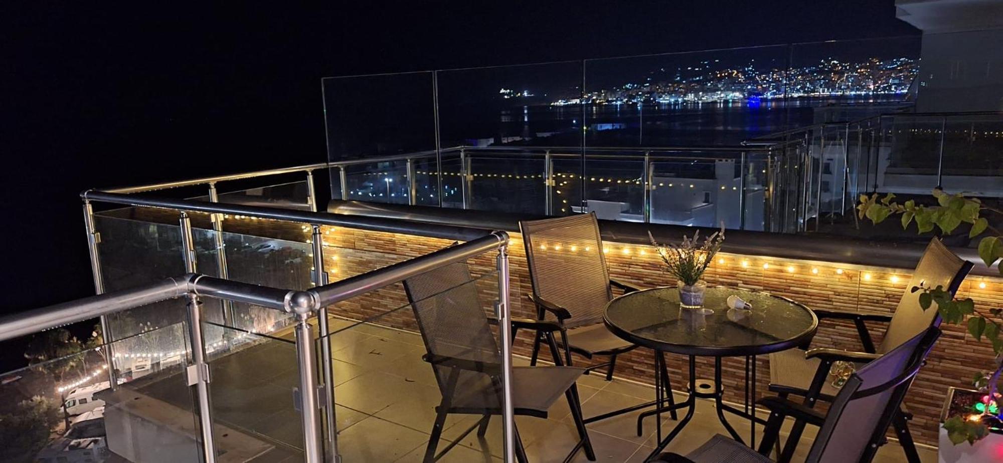 Sadet'S Penthouse Saranda Lägenhet Exteriör bild