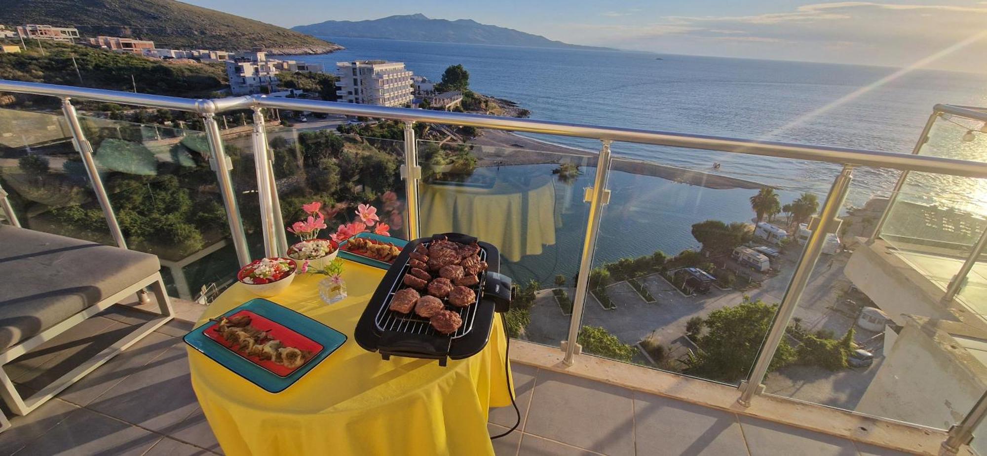 Sadet'S Penthouse Saranda Lägenhet Exteriör bild
