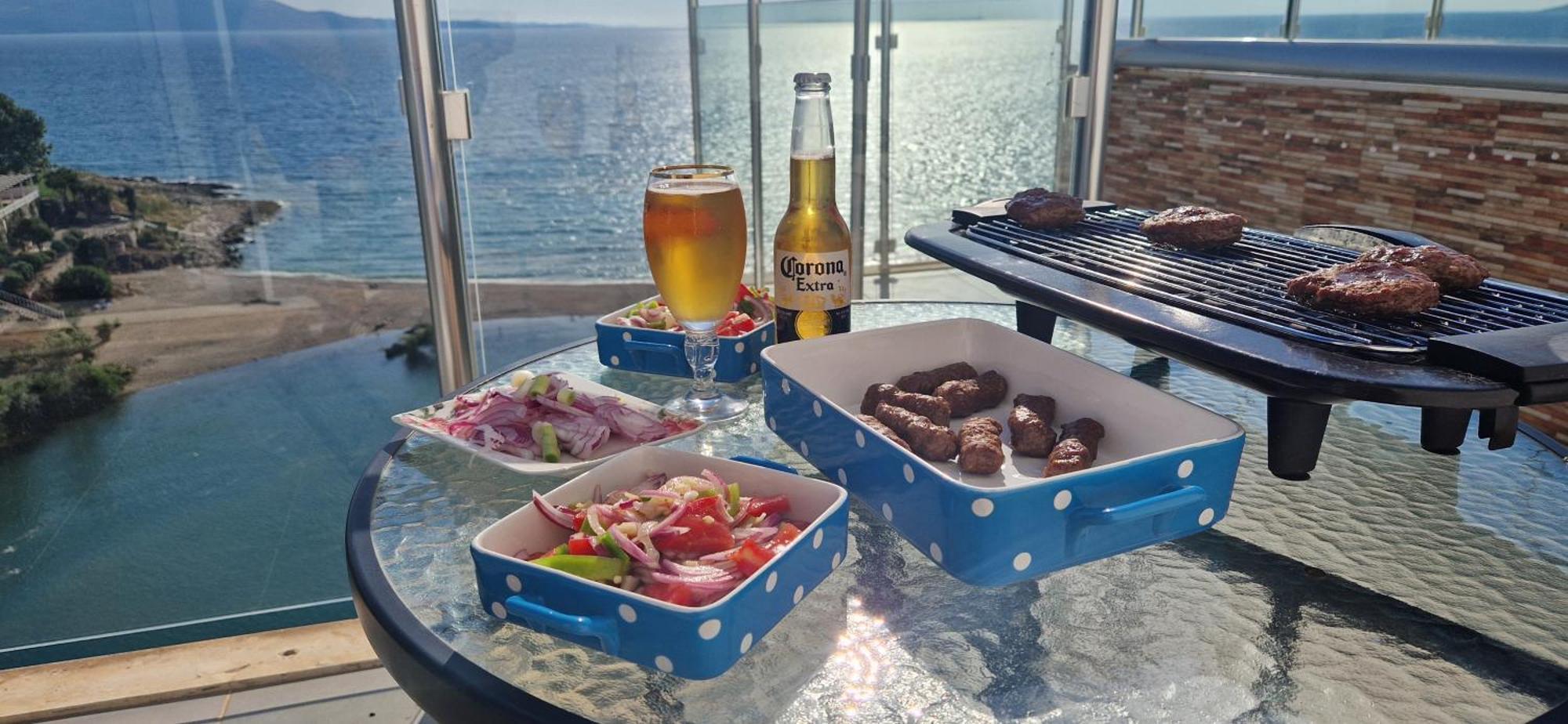 Sadet'S Penthouse Saranda Lägenhet Exteriör bild